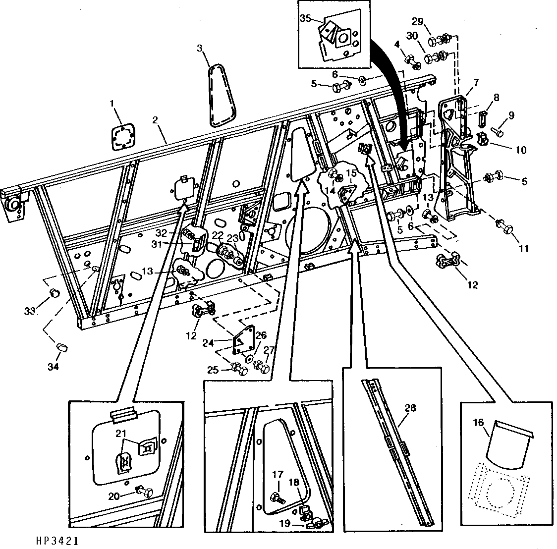 Separator Right - Hand Side Sheet And Frame