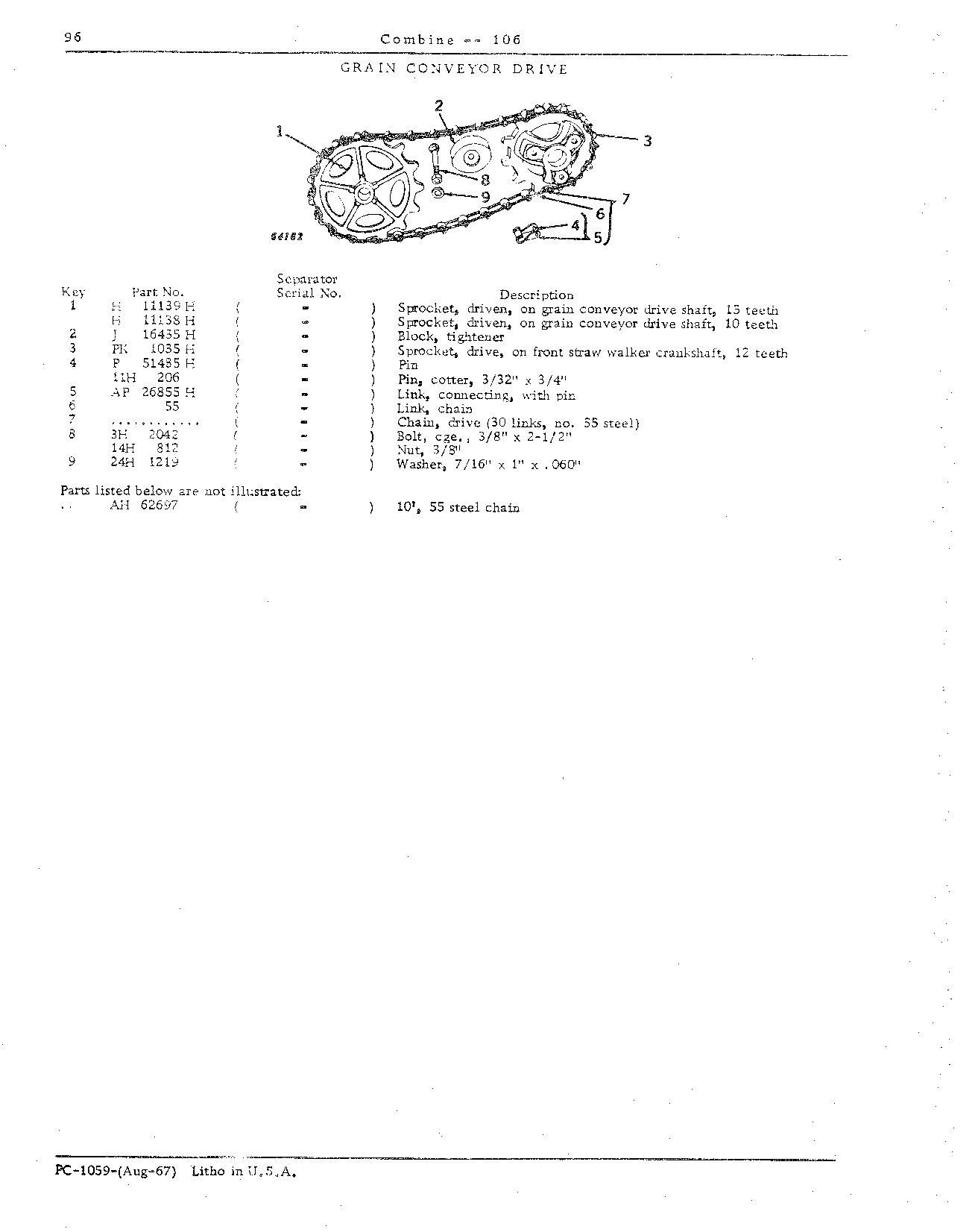Drives and Separator Shields (Continued)