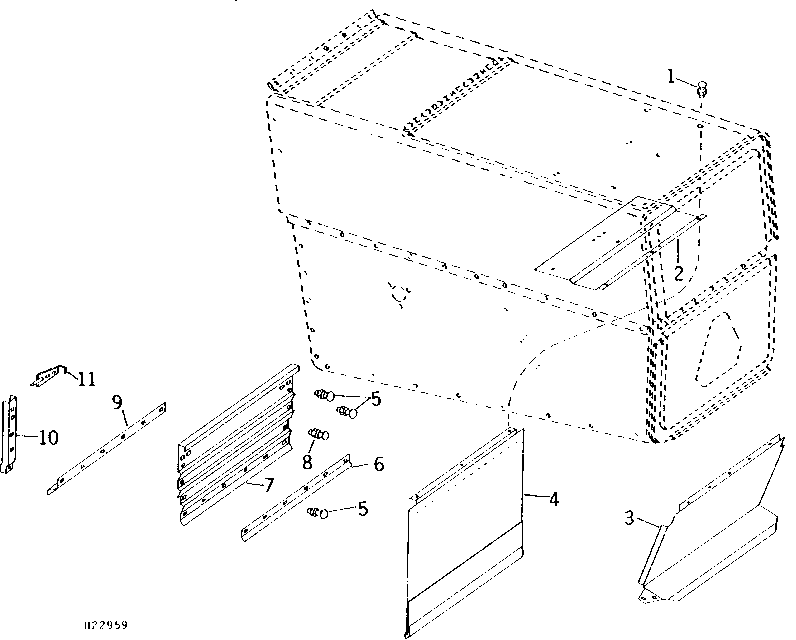 STRAW CHOPPER CURTAIN AND SHIELDS (4501 - )