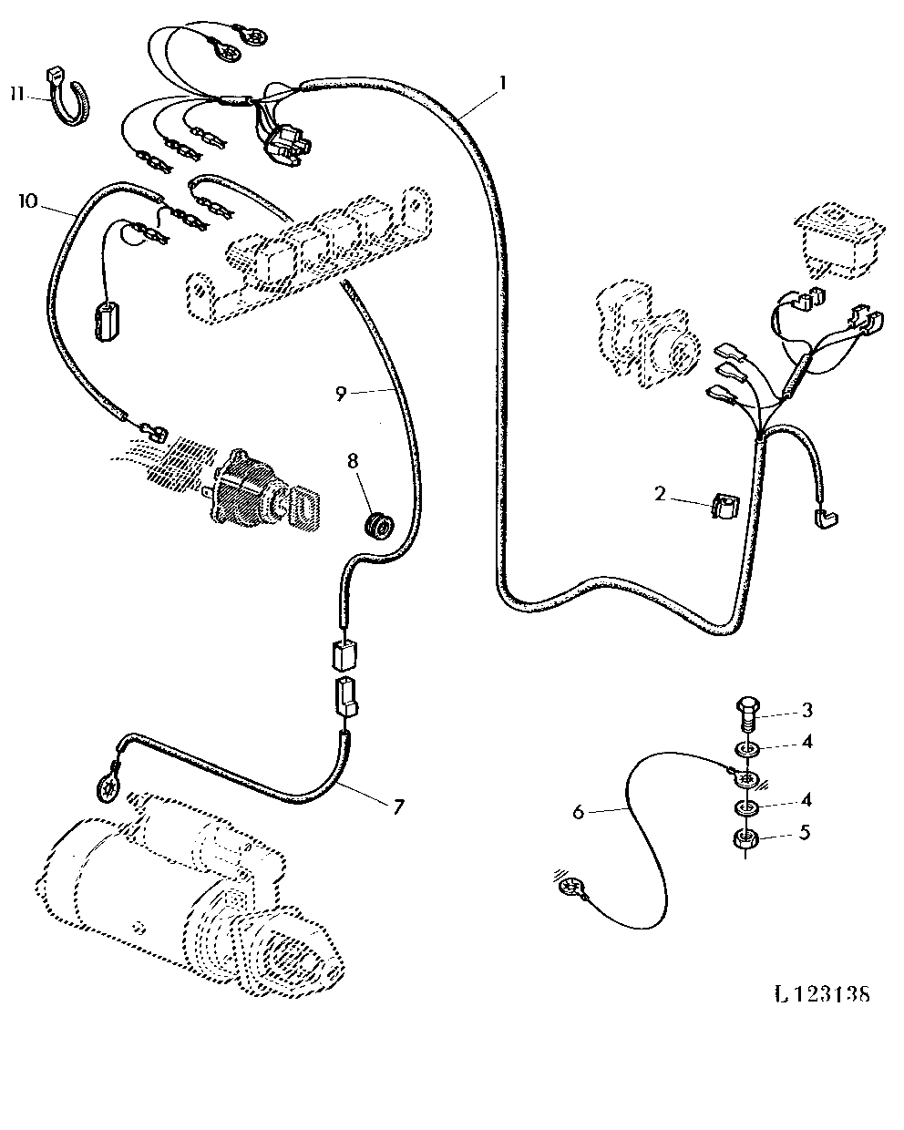 WIRING HARNESS ADDITIONAL 3-PIN SOCKET (SG2 CAB)