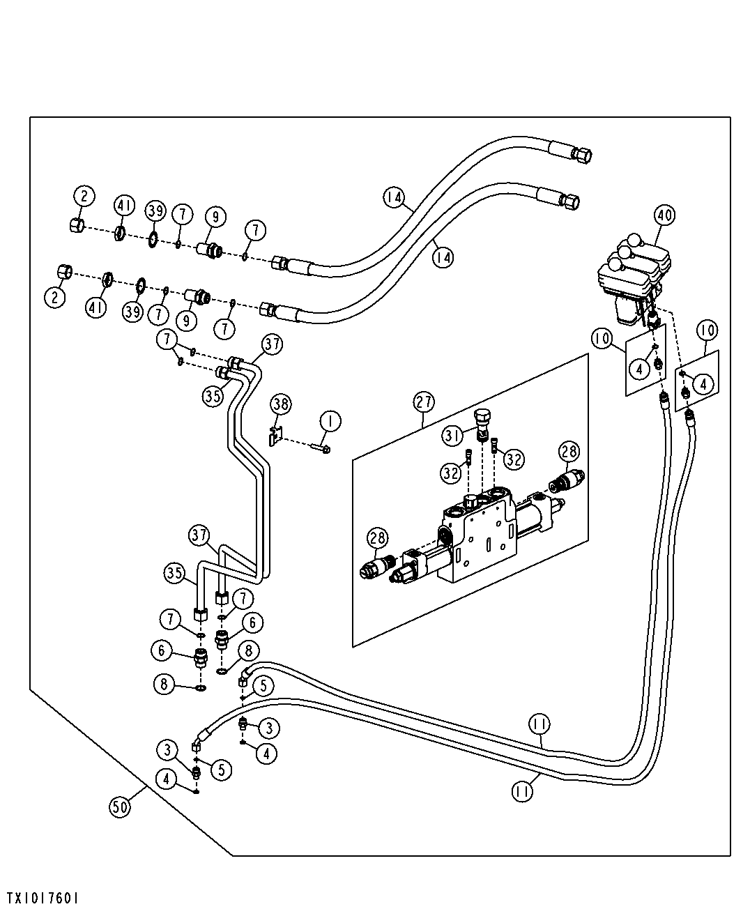 Two Lever To Three Lever Pilot Controller Conversion Kit (Z-Bar)
