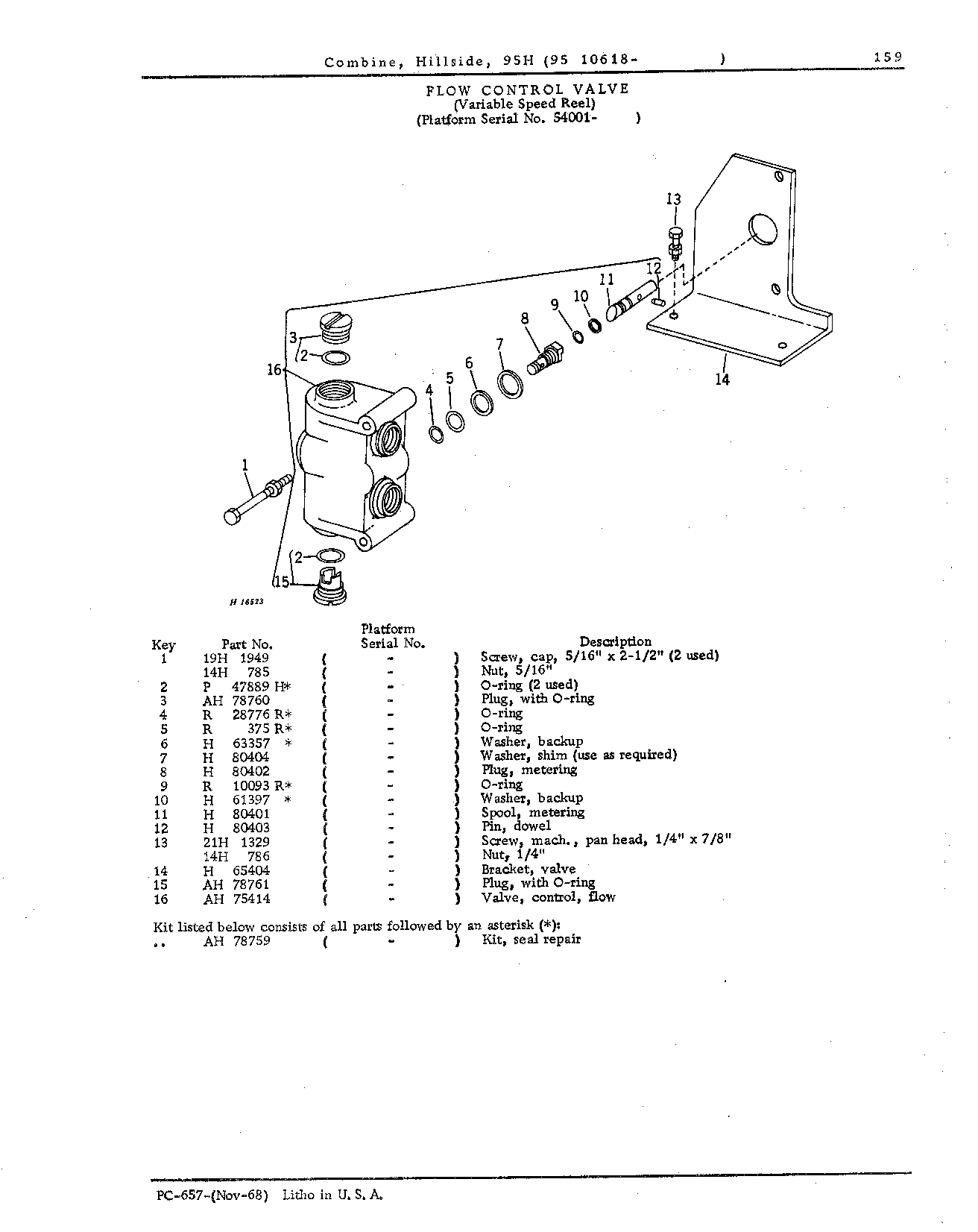 Variable Speed Reel Hydraulics (Continued)