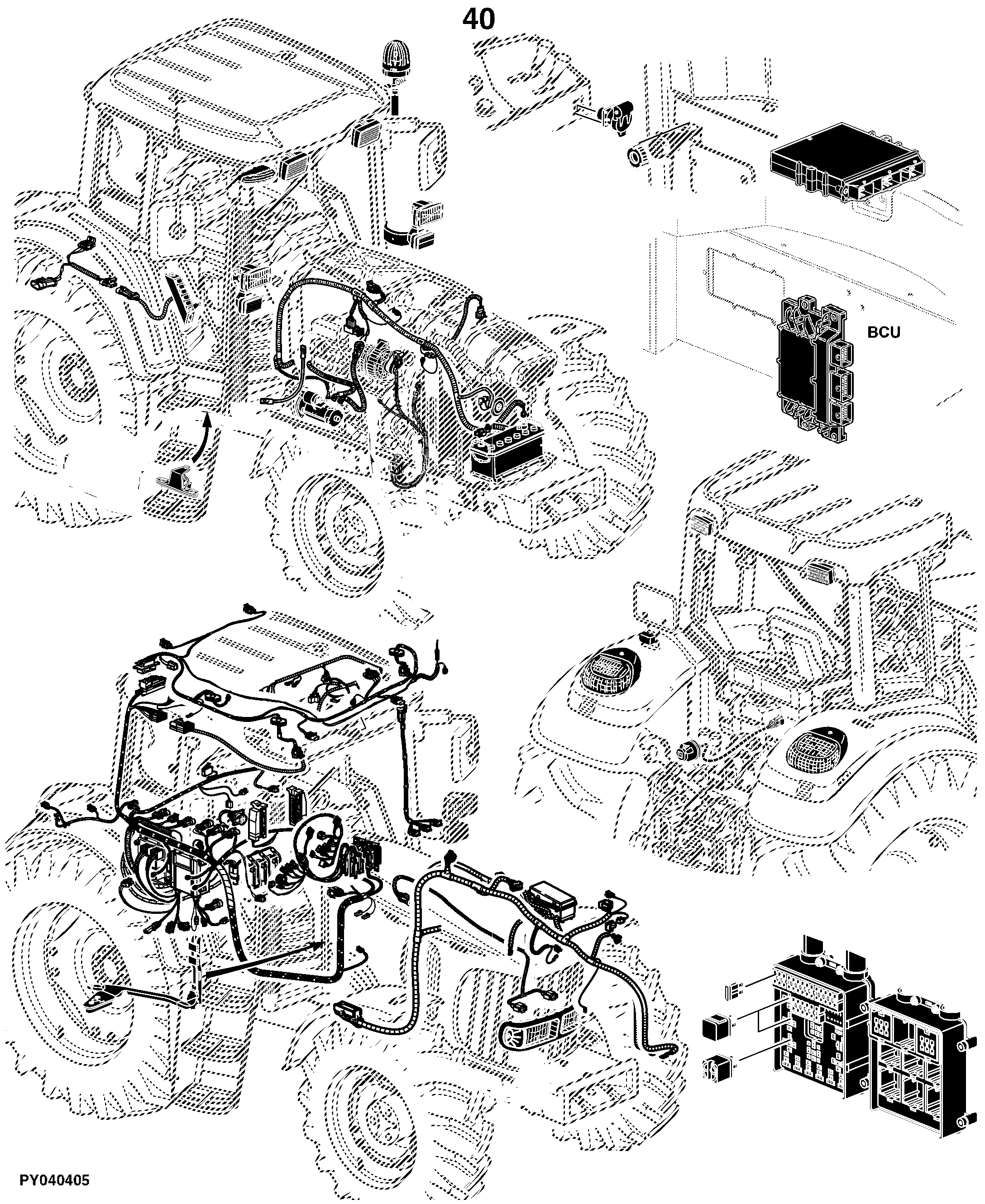 2104 Tractor (Engine 6068HYH07) (China Edition)