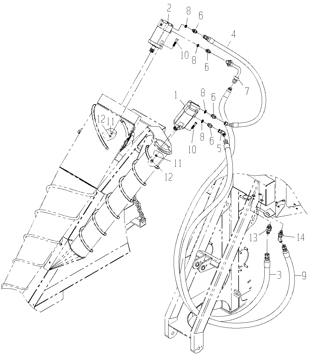 LINES GP, SCROLL, OUTER, LEFT (OPTION 5310,5320,5330,5340){WHEEL}