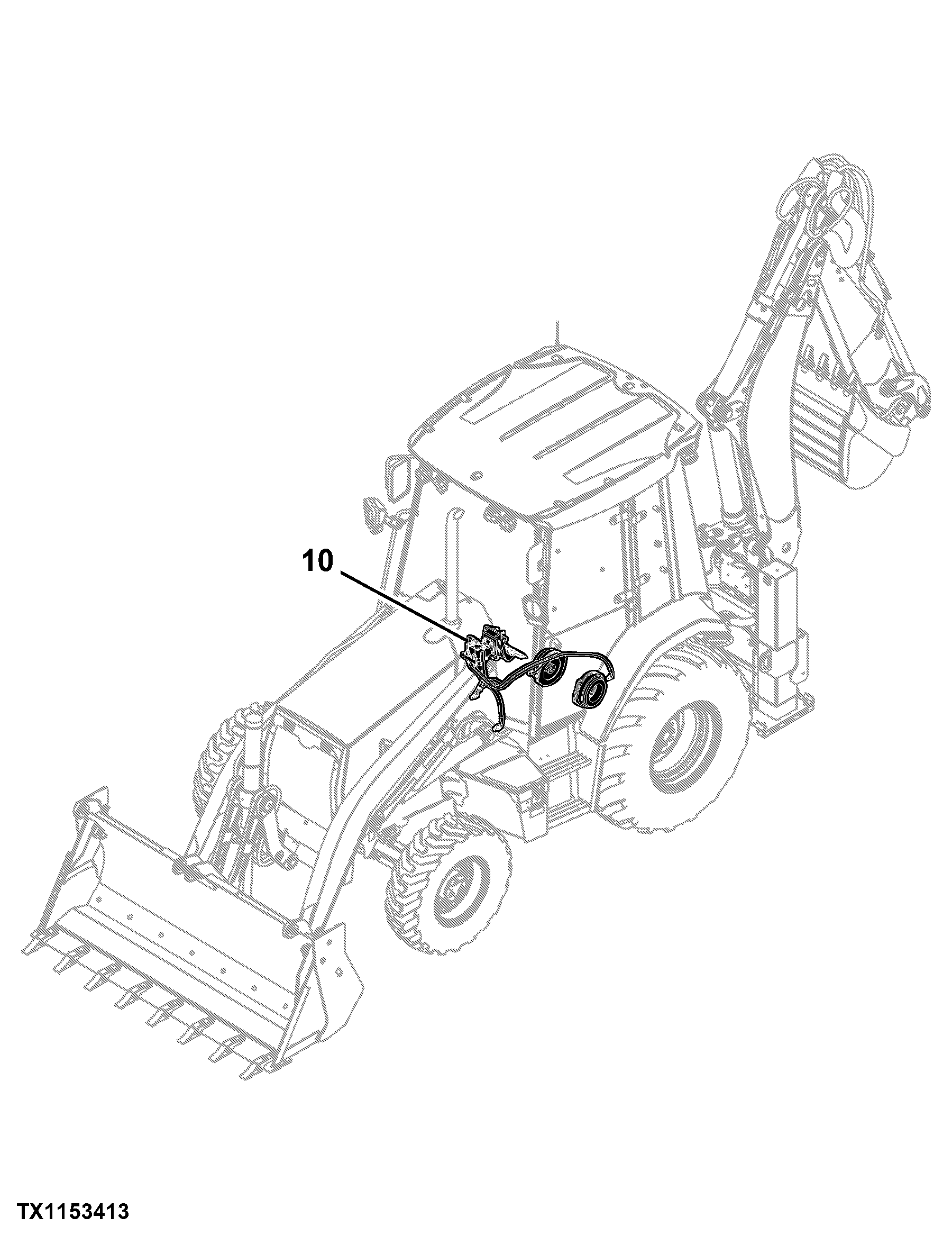 325K Backhoe Loader (PIN: 1T0325KX_ _C219607 - C234969)(Engine 4045TT096)