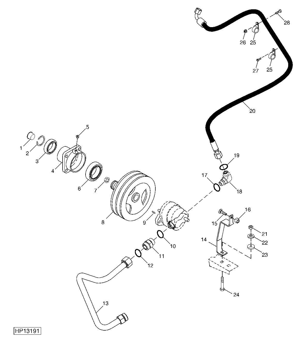 Reel / Belt Pickup Pump Mounting and Sheave