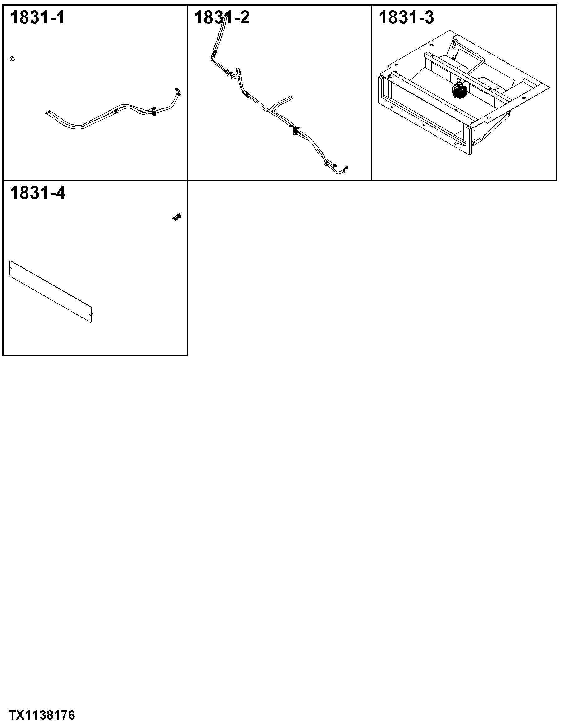 1831 Heater, Hoses & Controls