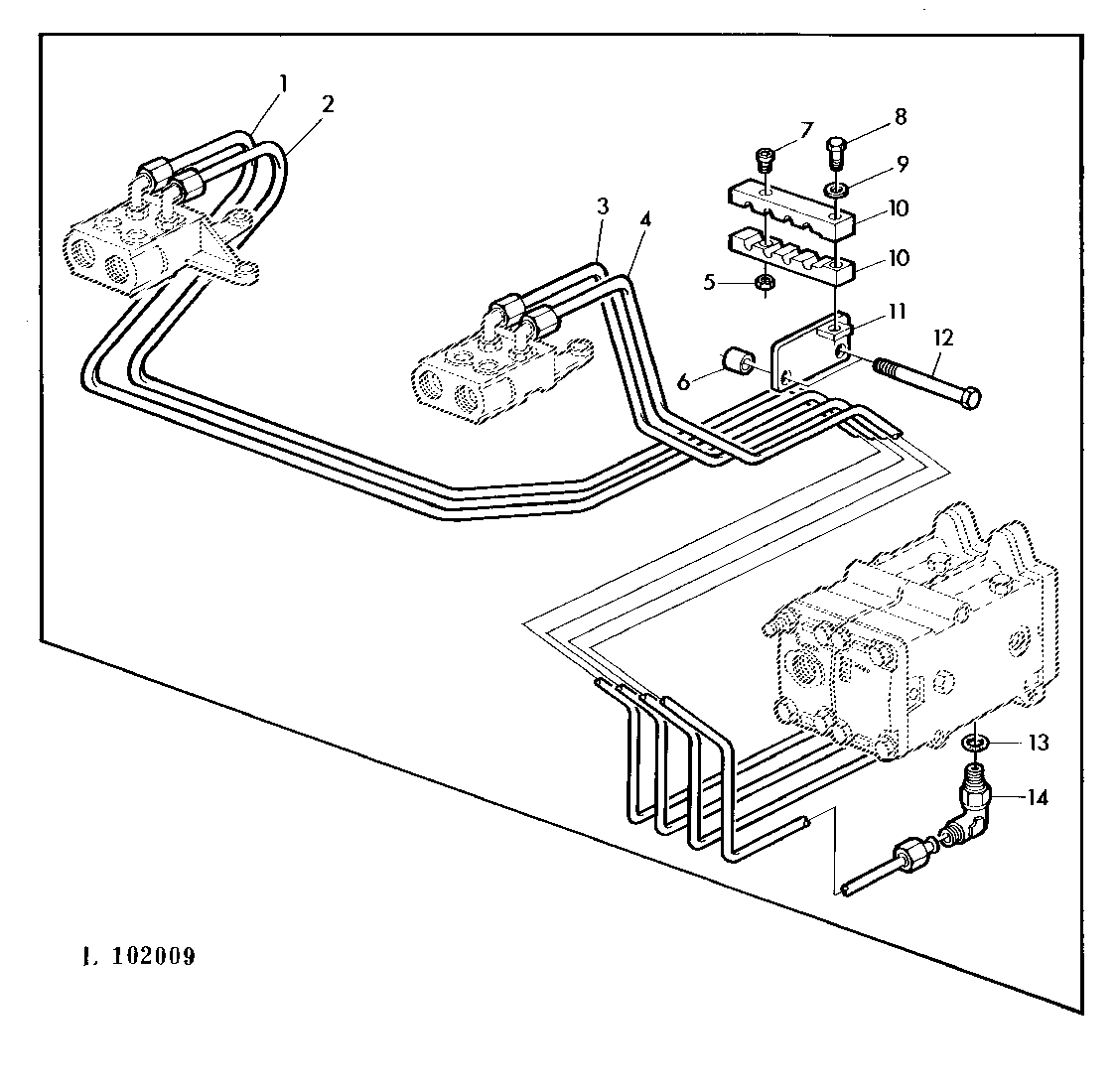 OIL LINES FOR ISO BREAKAWAY COUPLERS (SG2 CAB)