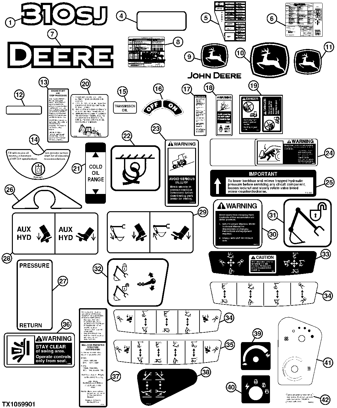 Trademarks and Labels, English (Engine 4045HT054, 4045HL287)