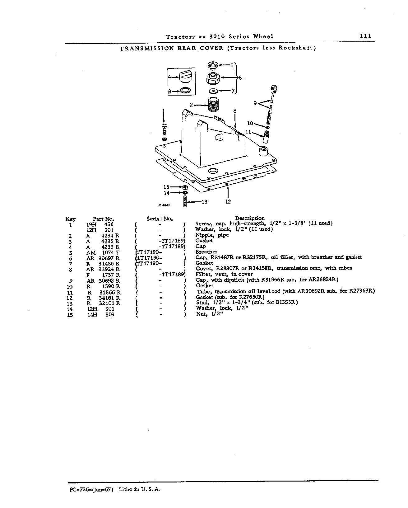 Cap: Hydraulic oil filter