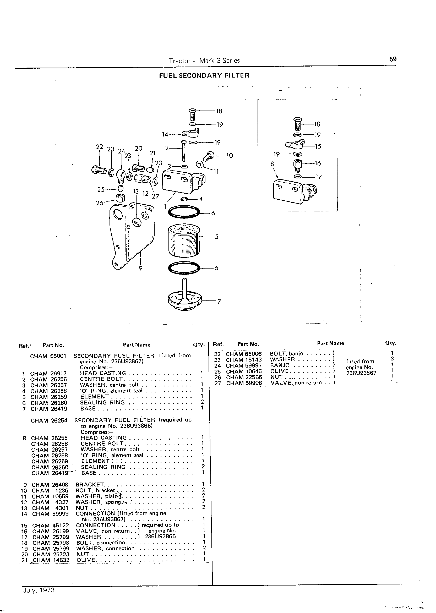 Fuel Secondary Filter