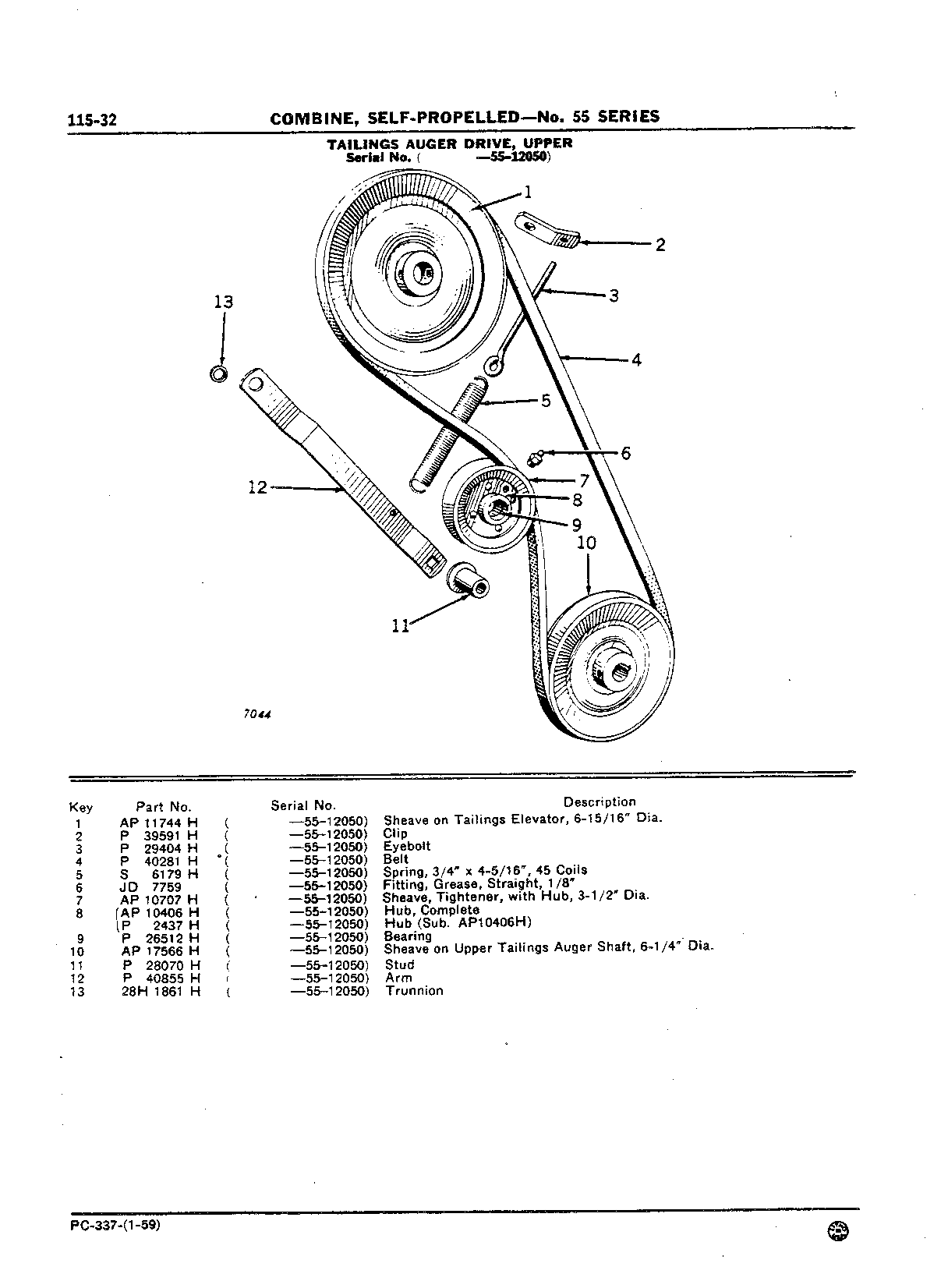 Drives for: Tailings Auper, Upper