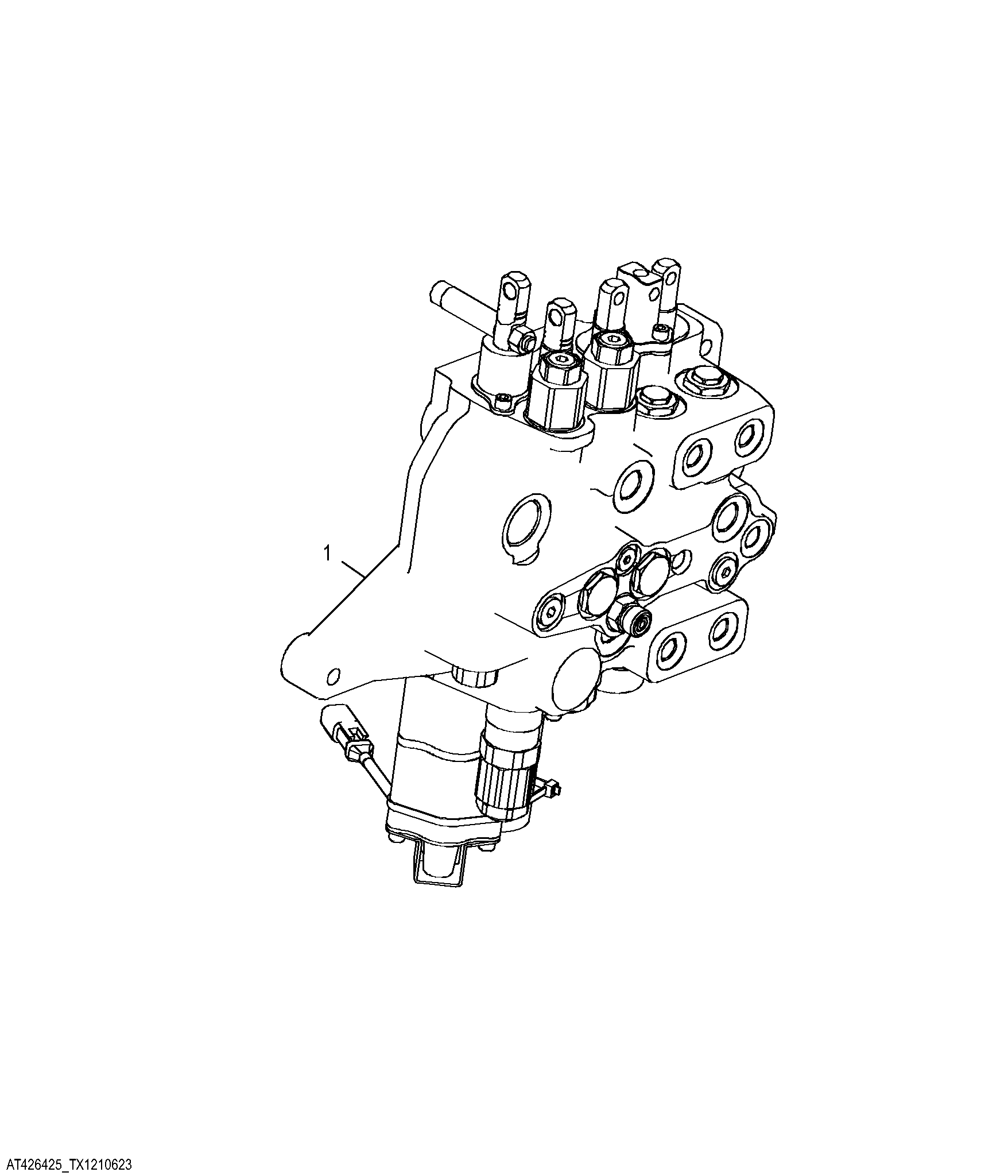 Loader and Stabilizer Valve, Fourth Function (Use For AT426425)