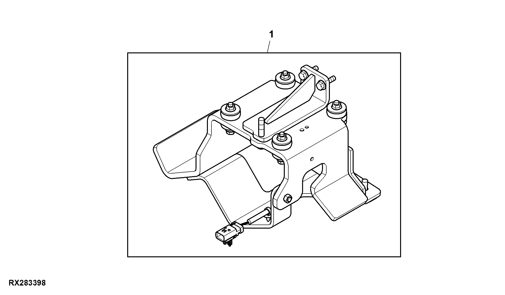 Shield, Dual Beam Radar Sensor, CommandQuad™, Attachment