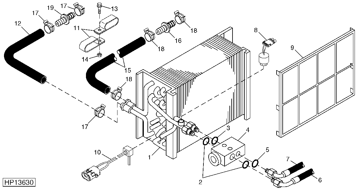 AIR CONDITIONING SYSTEM - EVAPORATOR HEATER