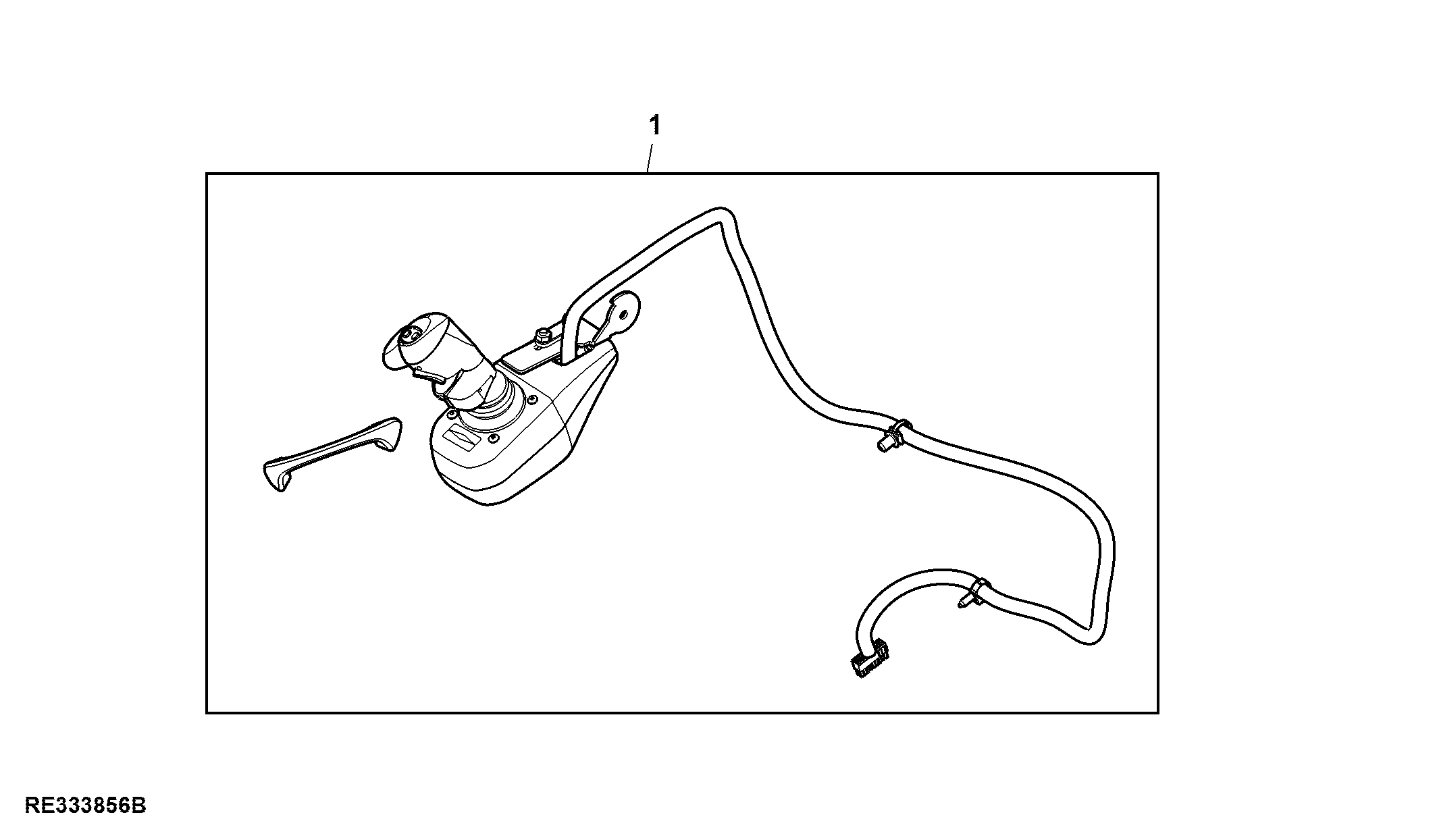 Attachment, Front Loader Control, W/ RH Console, W/ Gear Shift