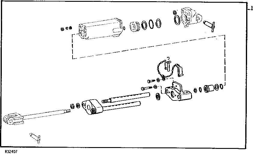 REMOTE CYLINDER CONVERSION KIT (3" X 8" HYDRAULIC STOP TO MECHANICAL STOP)