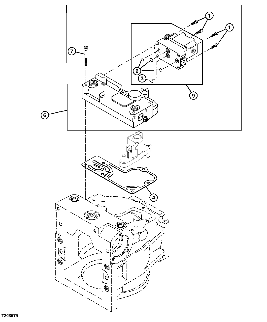 HYDROSTATIC PUMP DISPLACEMENT CONTROL VALVE