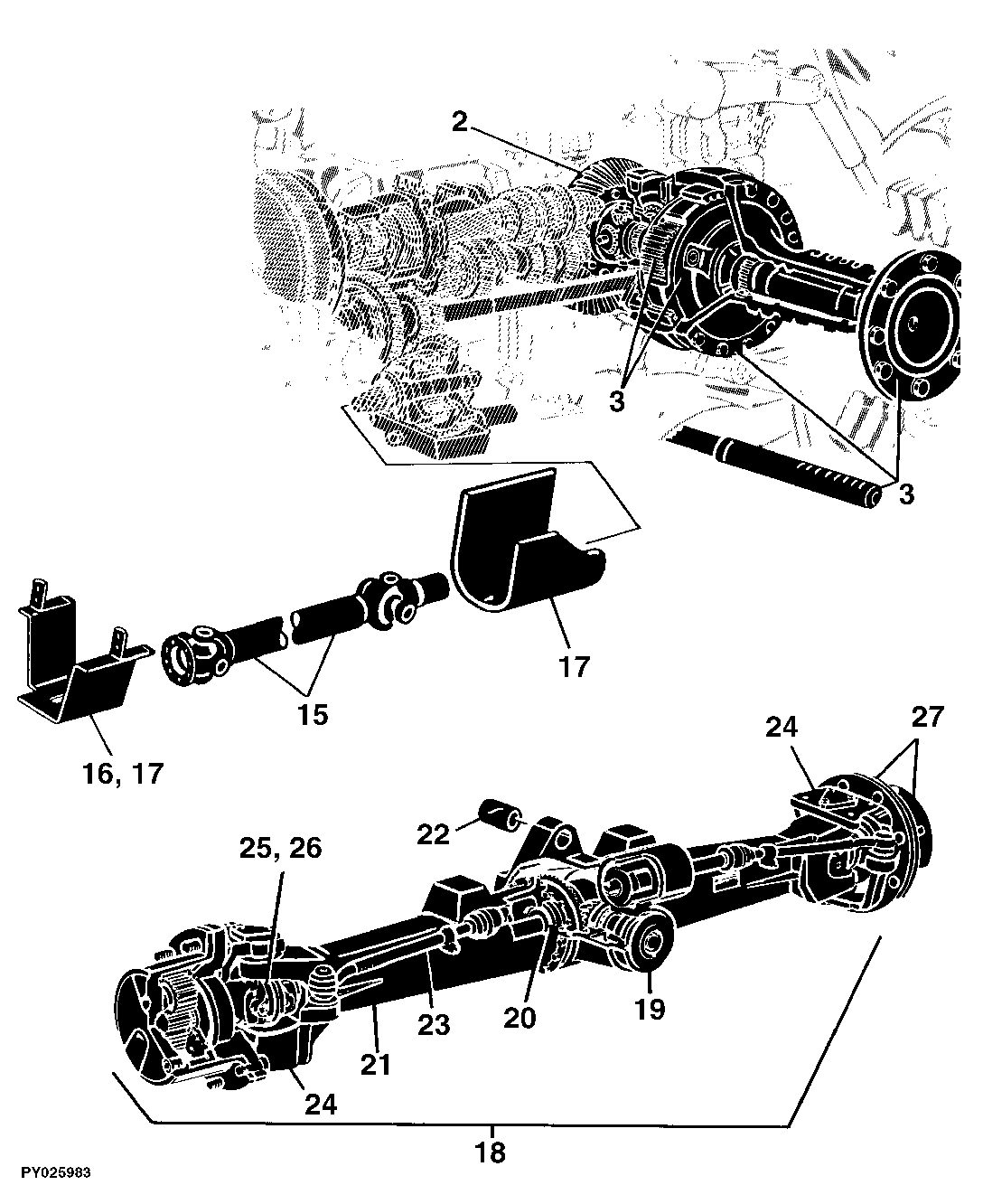 52 DIFFERENTIAL, FINAL DRIVE ASSEMBLIES, FRONT WHEEL DRIVE