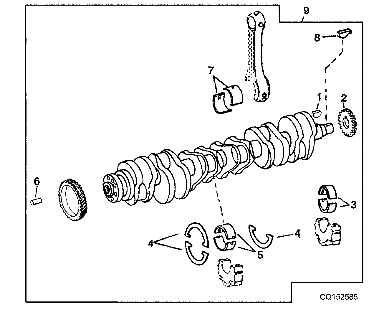 UNDERSIZED CRANKSHAFT / BEARING, KIT - 8.1L ENGINE
