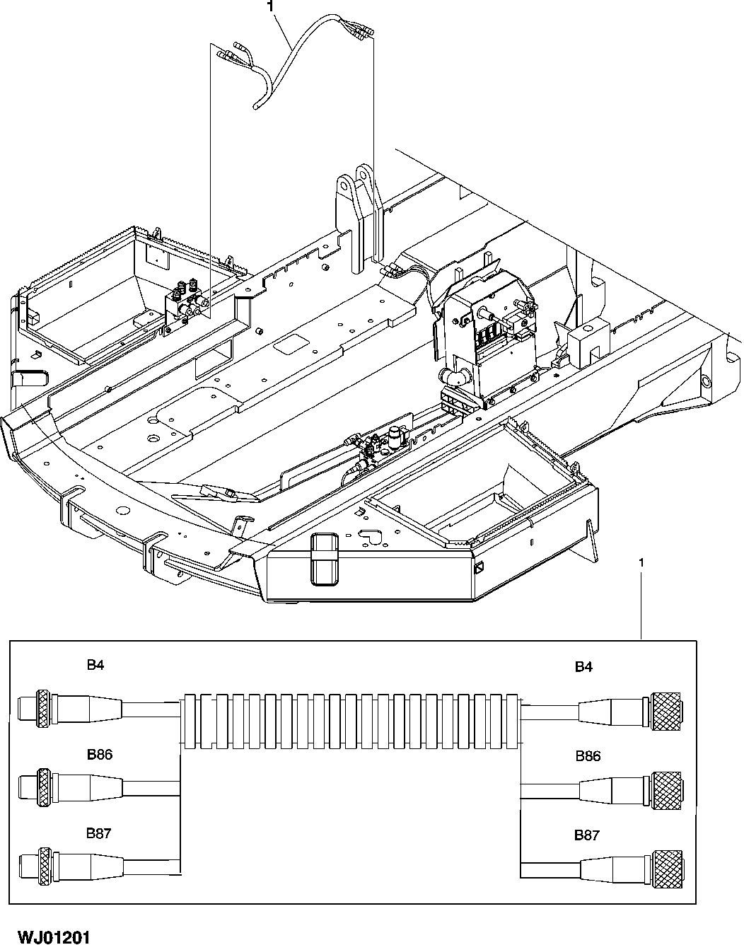 Drive Pump Measure Block Wiring Harness