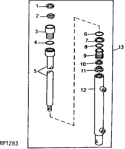 HYDRAULIC LIFT REEL MASTER CYLINDER (507051 - )
