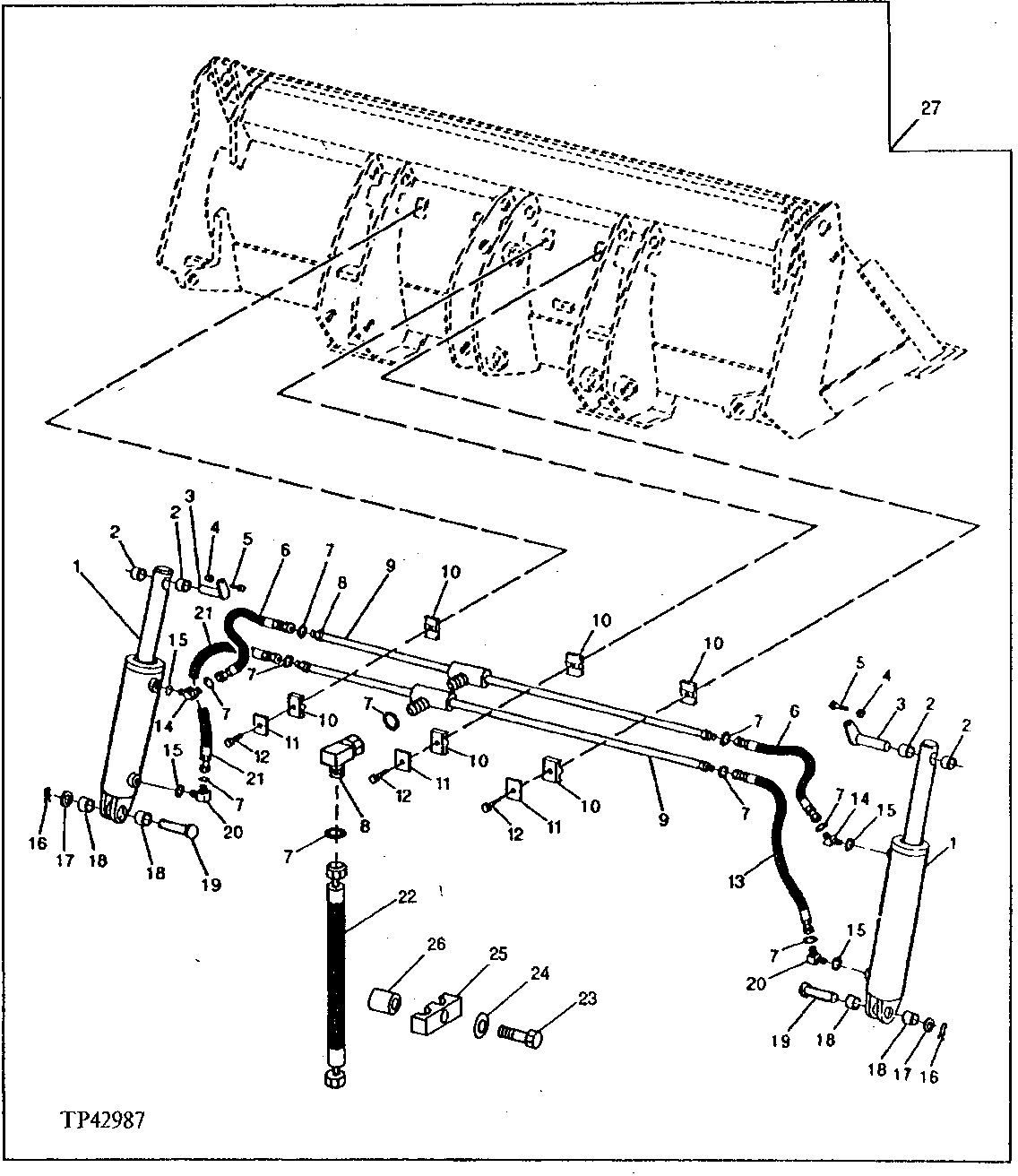 Third Function Hydraulics (Multi-Purpose Bucket) ( - 889259)