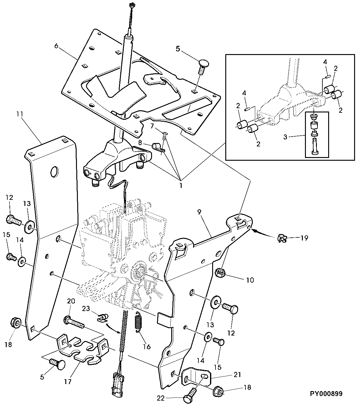 RANGE SHIFT COMPONENTS (POWRQUAD PLUS OR AUTOQUAD PLUS)