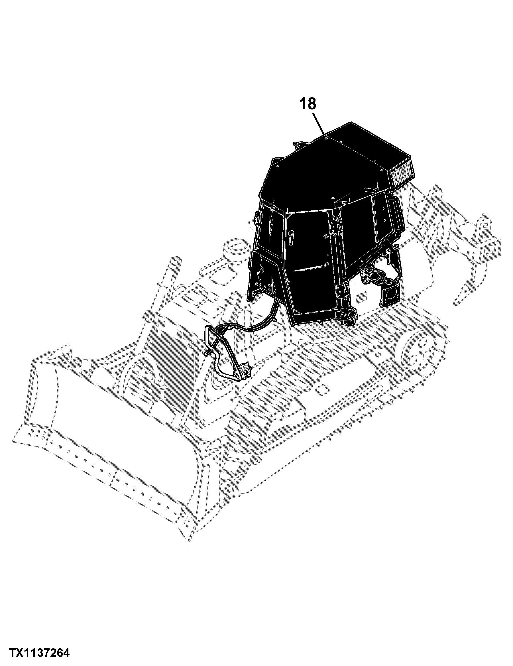 750K Crawler Dozer (PIN: 1T0750KX_ _E216966 - 270478) Engine 6068HT074