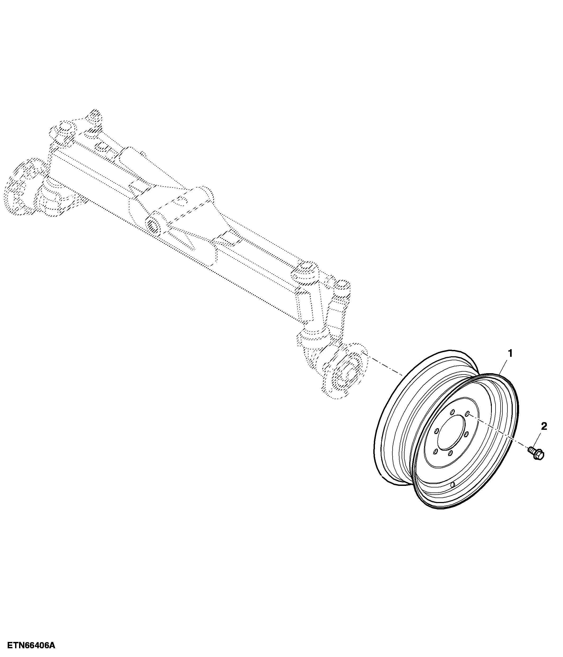 Front Wheels, W5.5 X D16, W/ Adjustable Axle