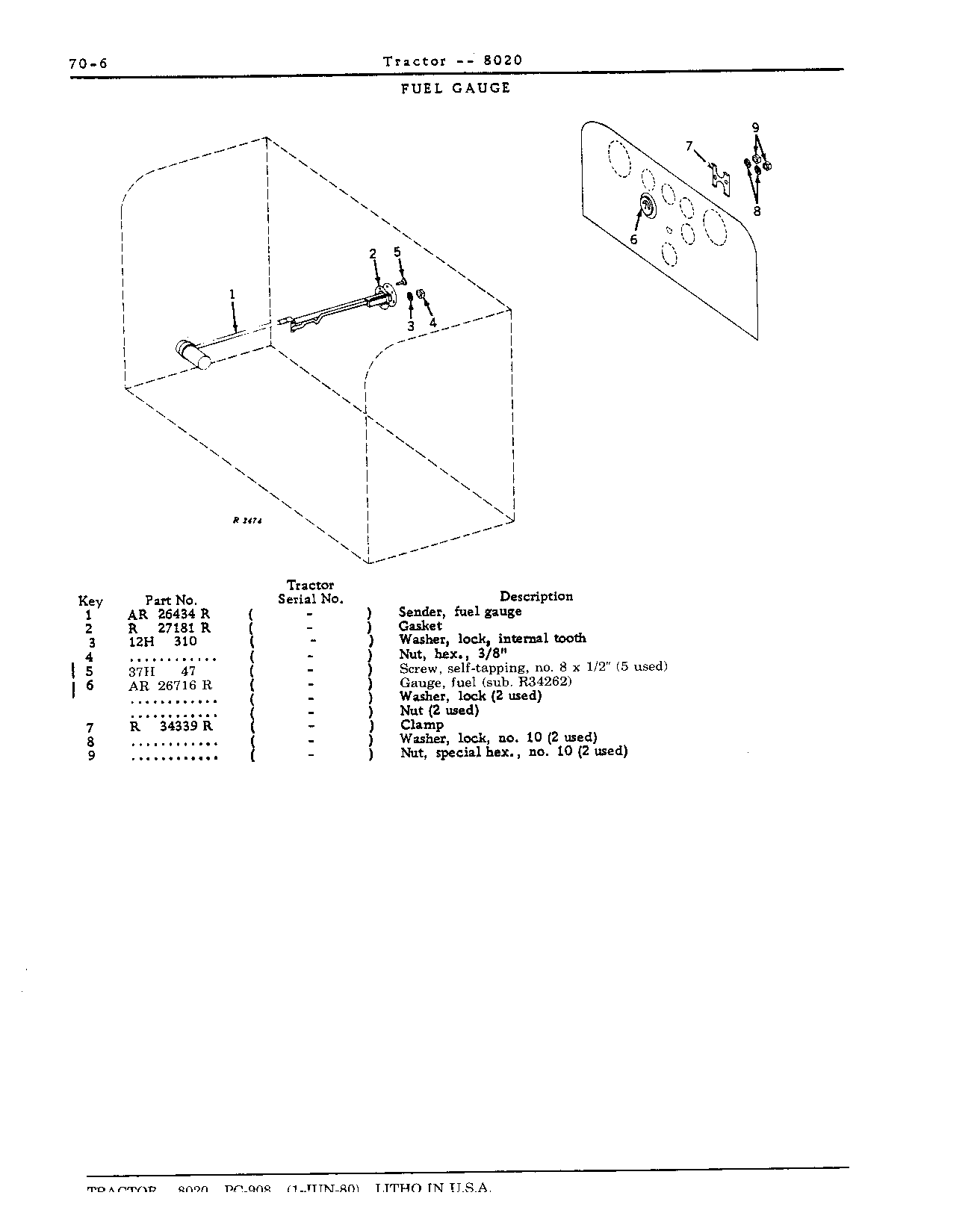 Section 70-Insrument Panel (Continued)