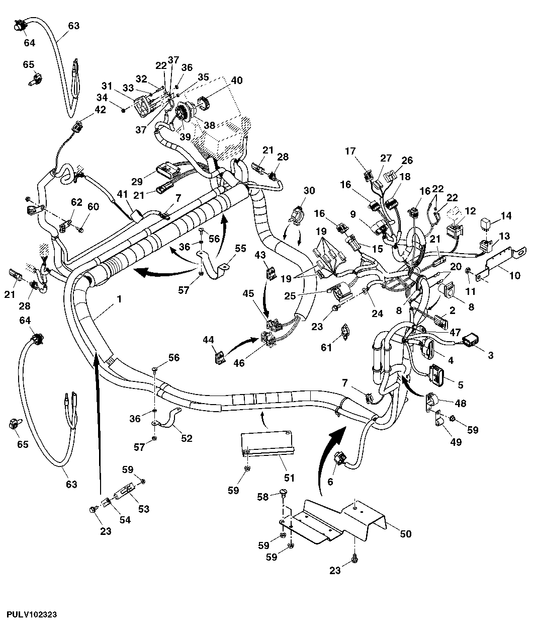 PLATFORM WIRING HARNESS, SYNCSHUTTLE PTE (TSS)