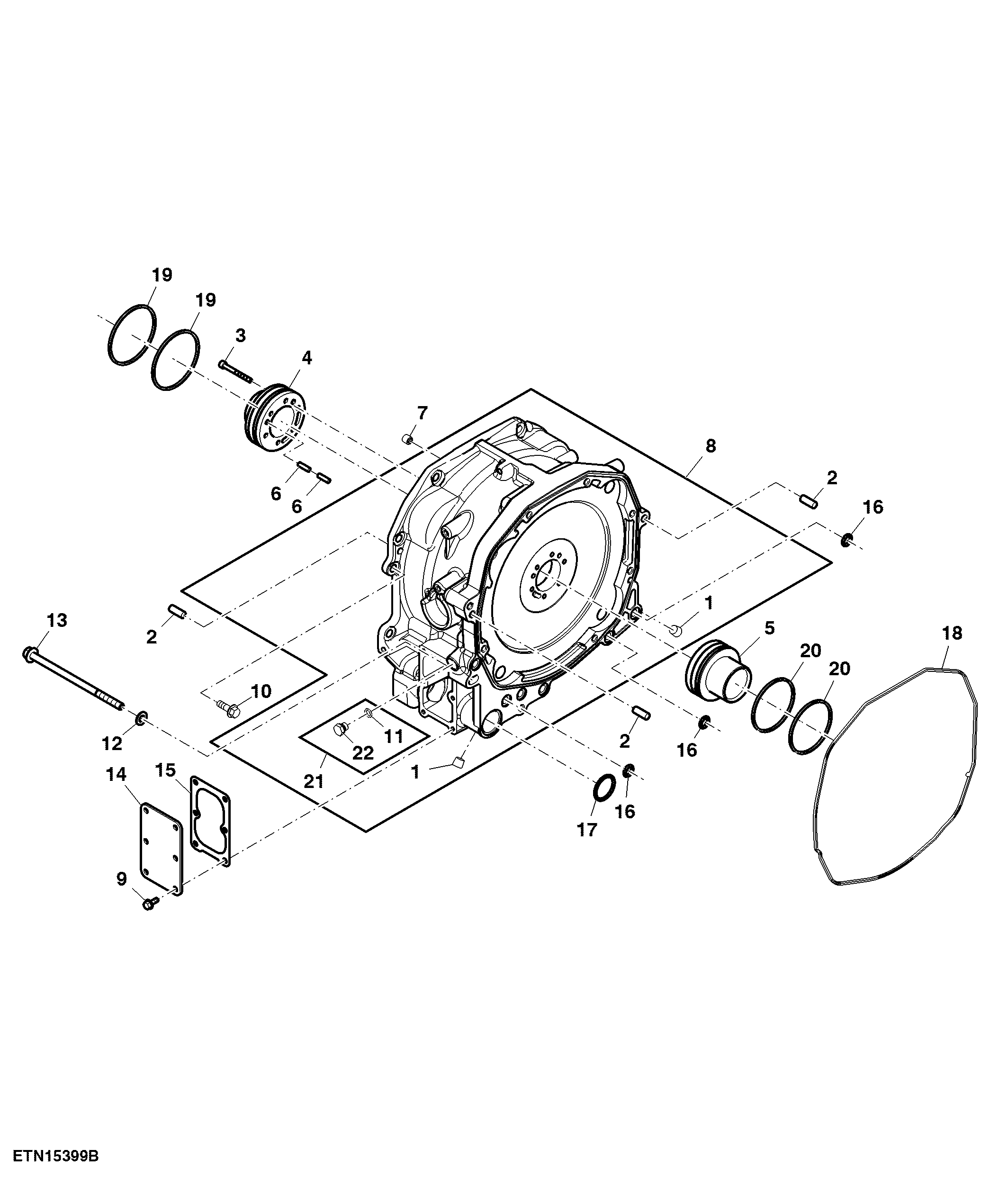 Housing, Planetary Brake Assembly, PowrQuad™ or CommandQuad™
