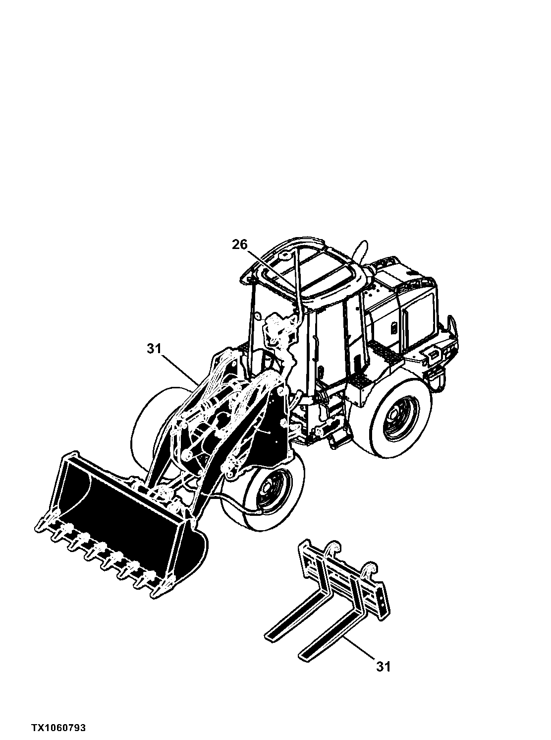 444K Loader (S.N. -642100)(Engine 4045HDW54)
