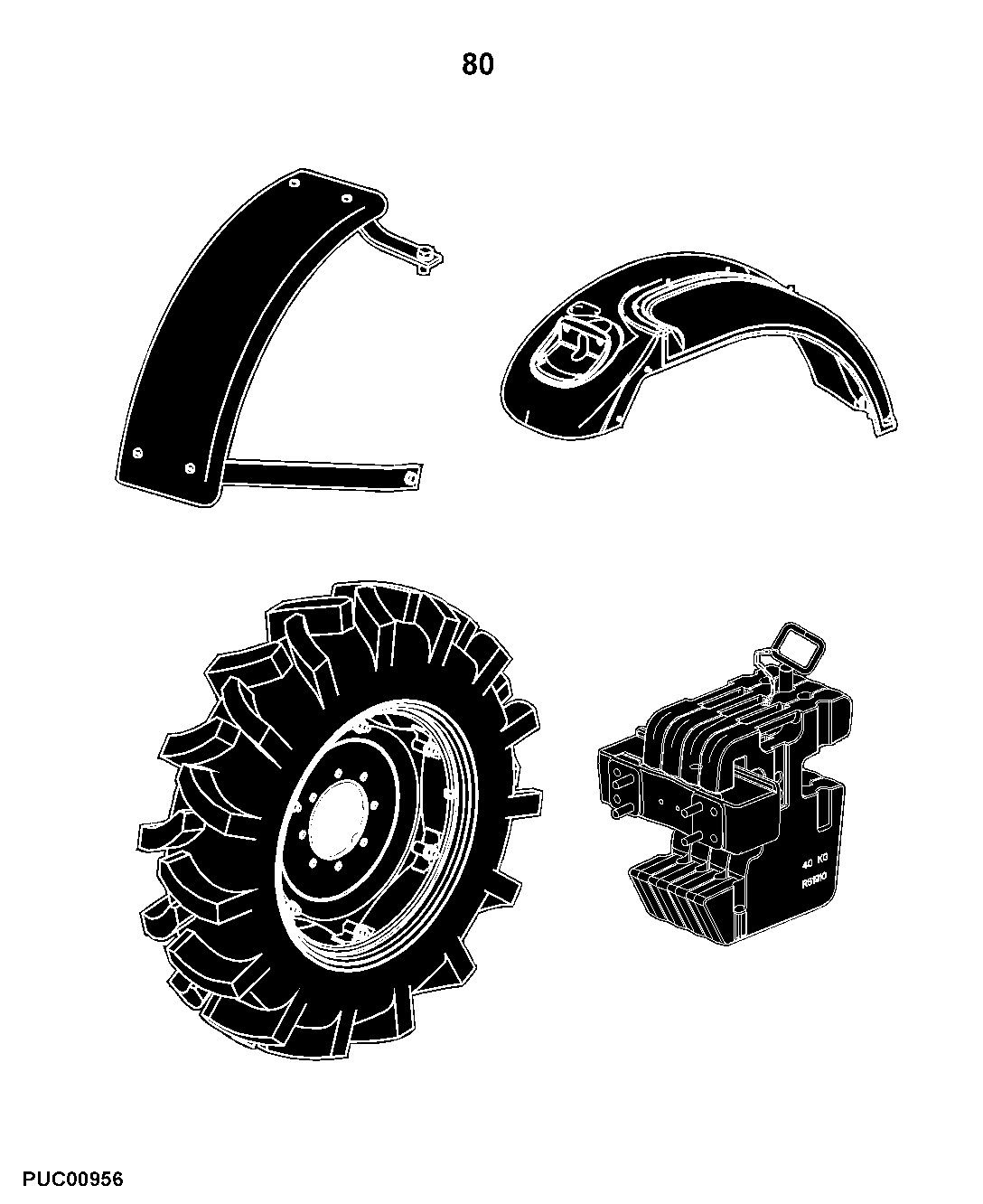 5E-704, 5E-754, 5E-804, 5E-854 Tractors (Stage II)(China Edition_PIN Prefix 1N4)