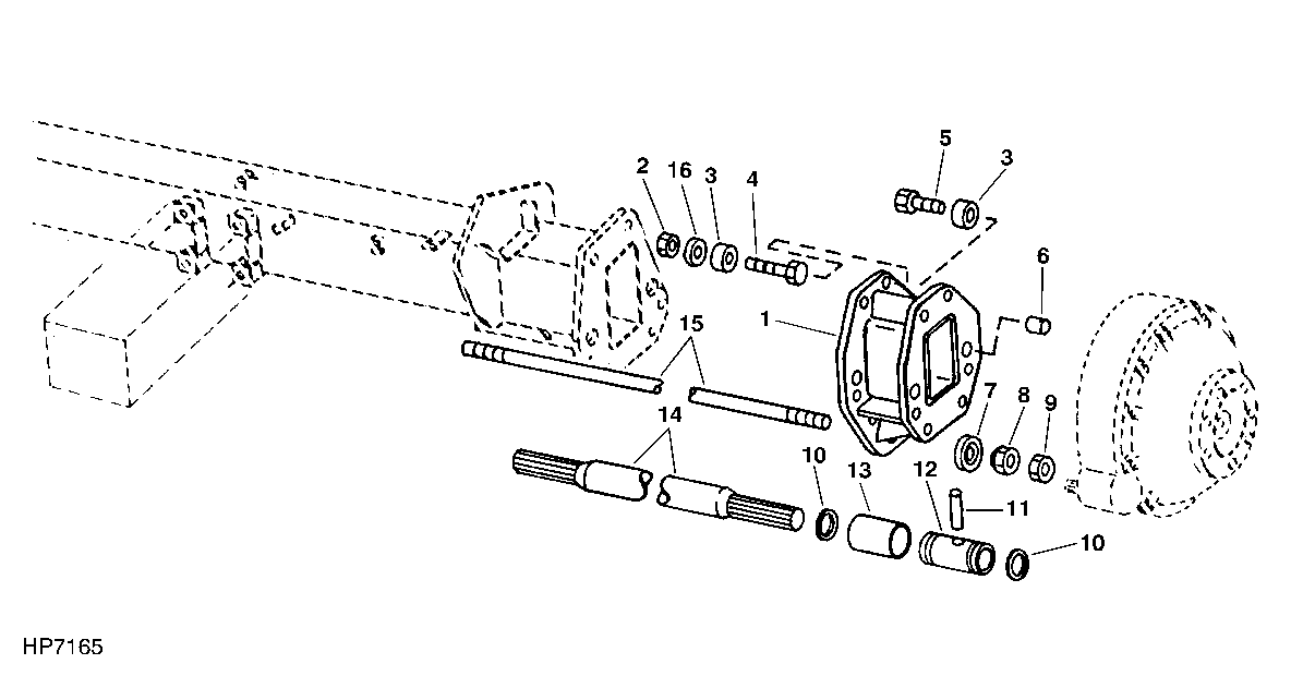 Axle Spacers ( Ring And Pinion Final Drive )