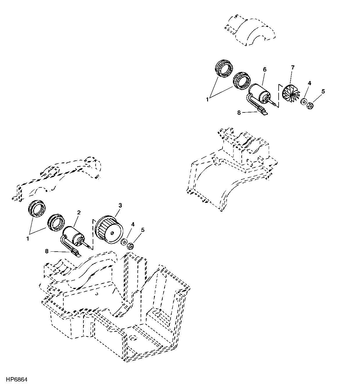 PRESSURIZER FAN AND AIR CONDITIONING / HEATER FAN