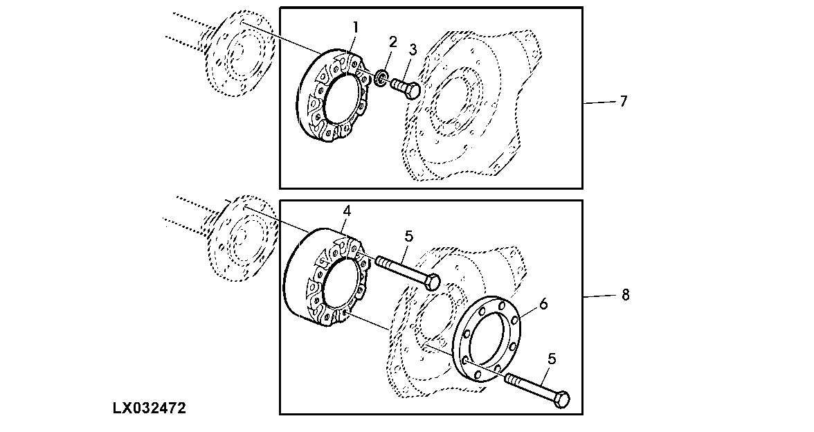 SPACER FOR INCREASED TREAD WIDTH (REAR AXLE)