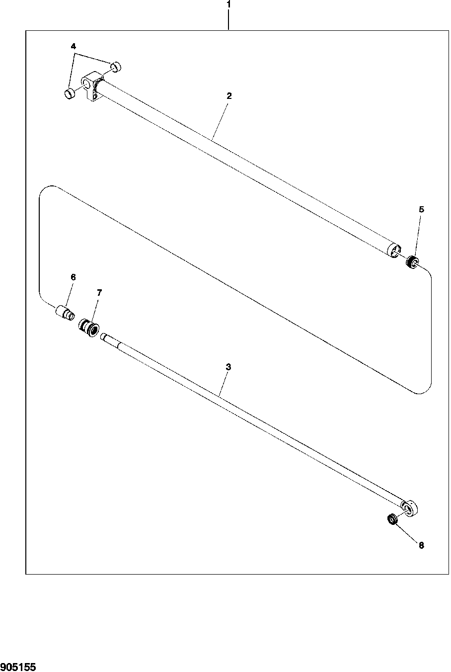 Boom Extension Cylinder (CF511) ( - 003225)