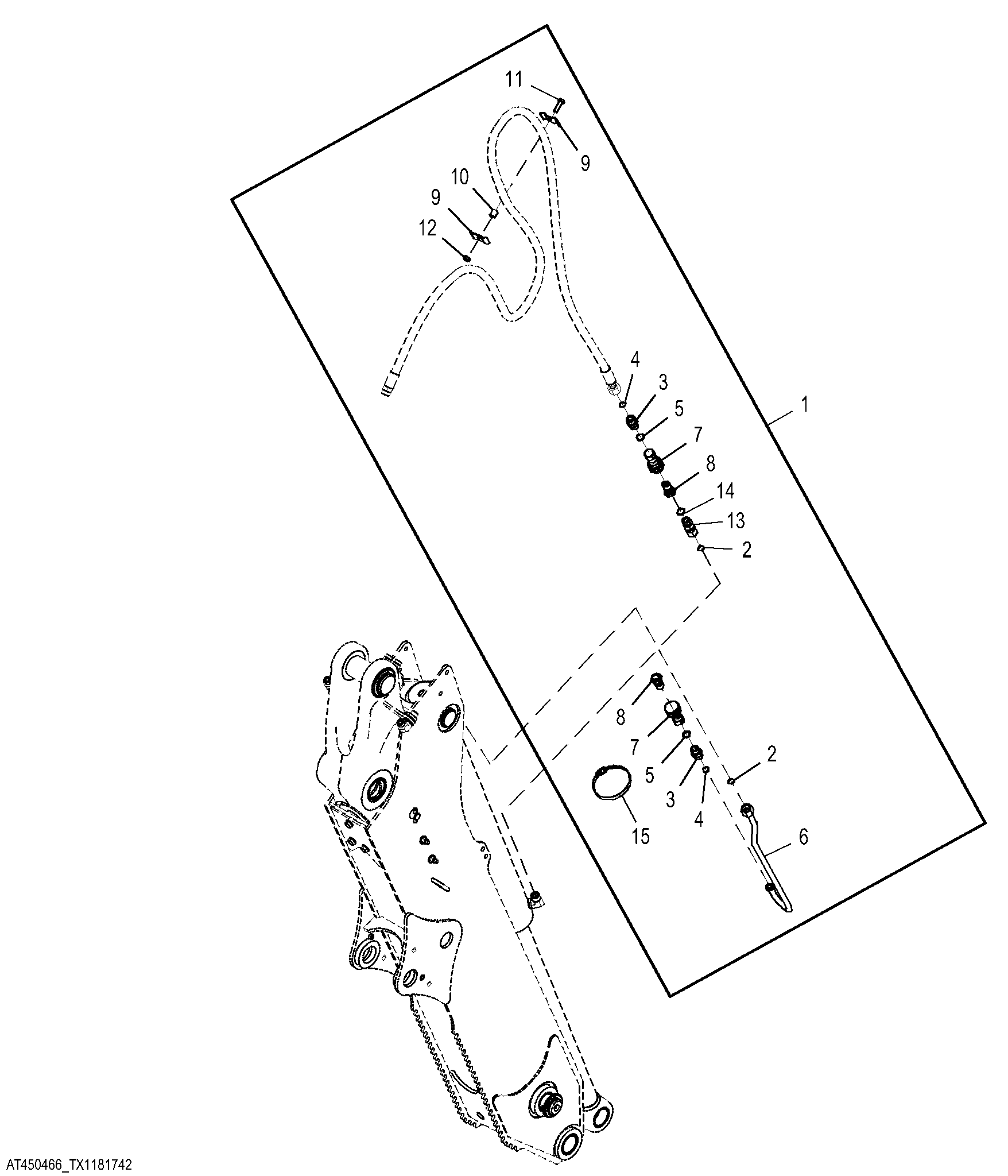 Auger Hydraulics Kit, Extendable Dipperstick