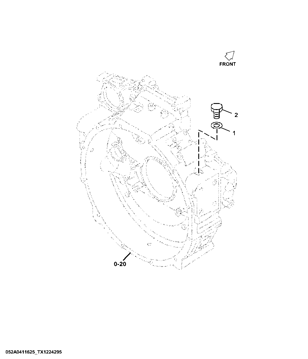0-52 Flywheel Housing Plug