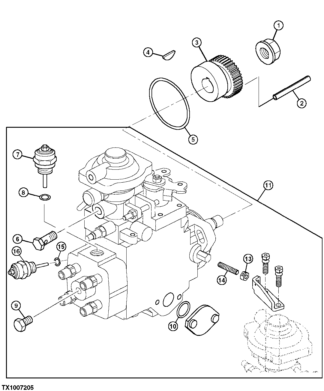 Fuel Injection Pump And Spline Shaft (006200 - )