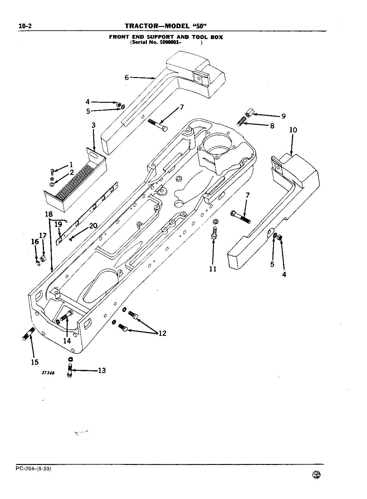 Section 10 - Front End Support and Engine Transmission Case (Continued)
