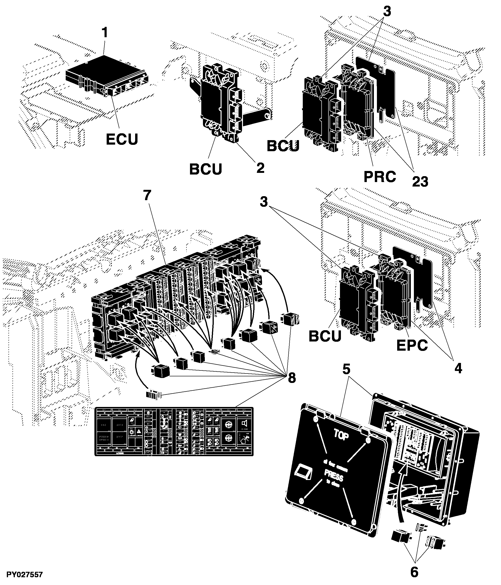 43 Electrical Components / Control Units and Miscellaneous Small Parts