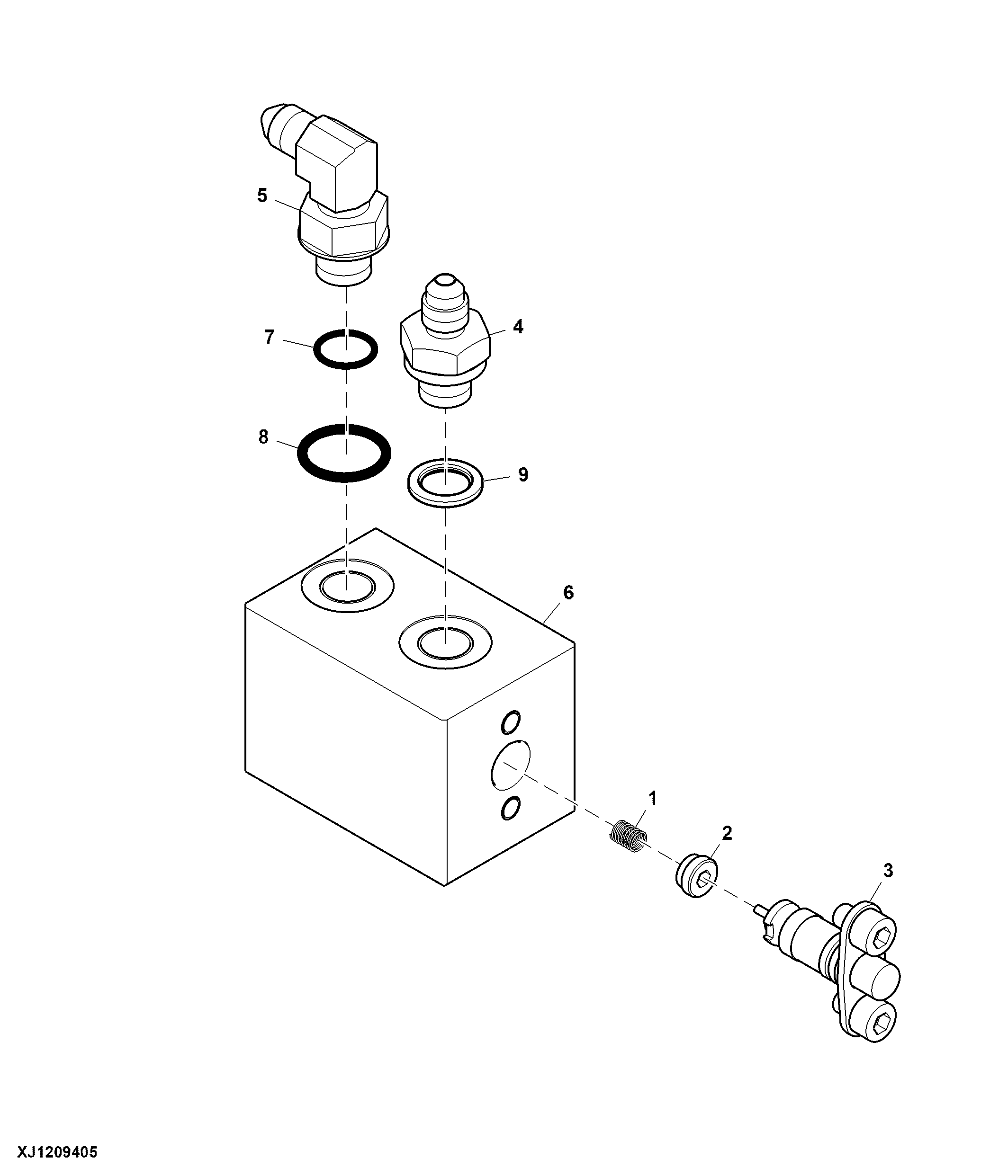 Check Restrictor Valve for 3/4 Main-saw Auto-tension Unit