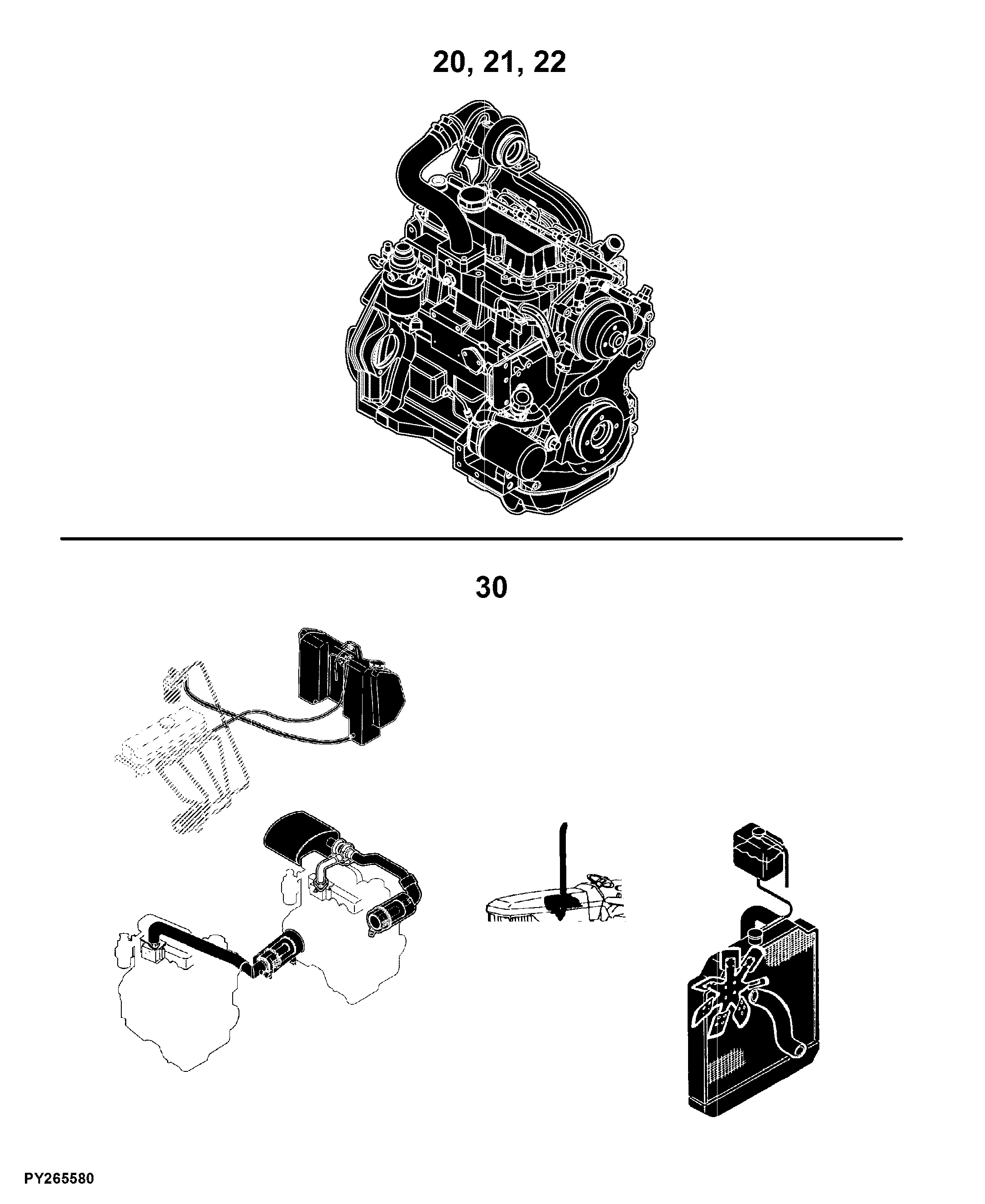 5303, 5403 and 5503 Tractors (Stage II Engine)(PY5303E, PY5403E, PY5503E, Turkey Edition)