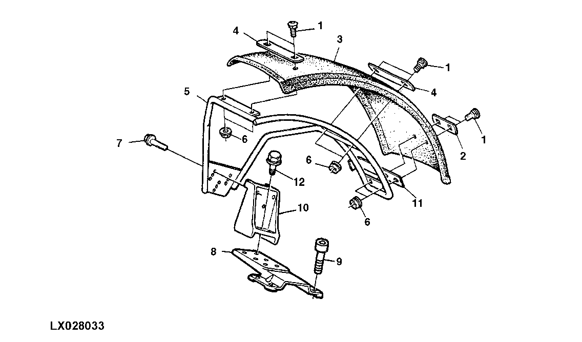 FRONT FENDERS (FRONT WHEEL DRIVE WIDTH 440MM)
