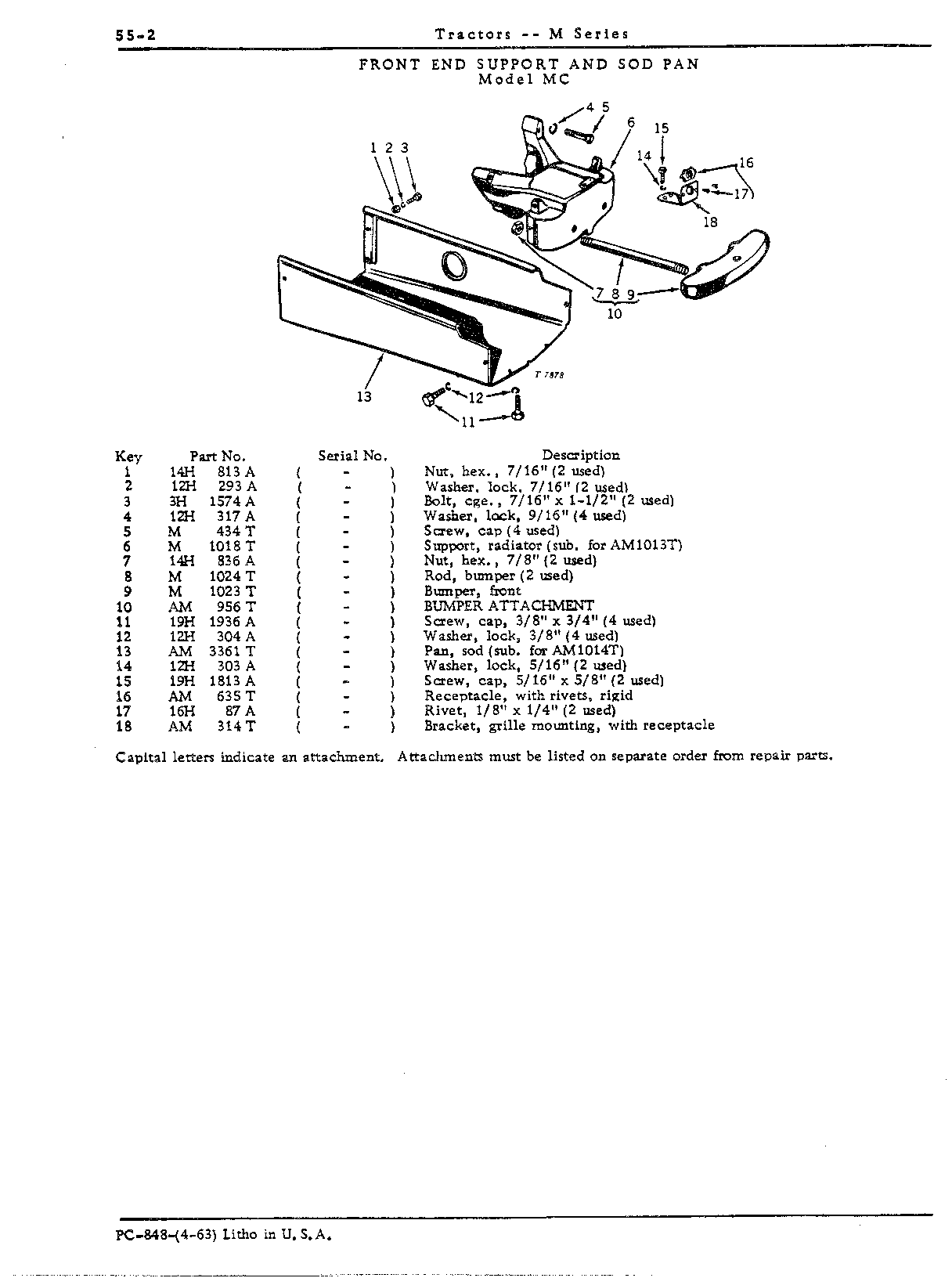 Front End Support and Grille and Light (Continued)