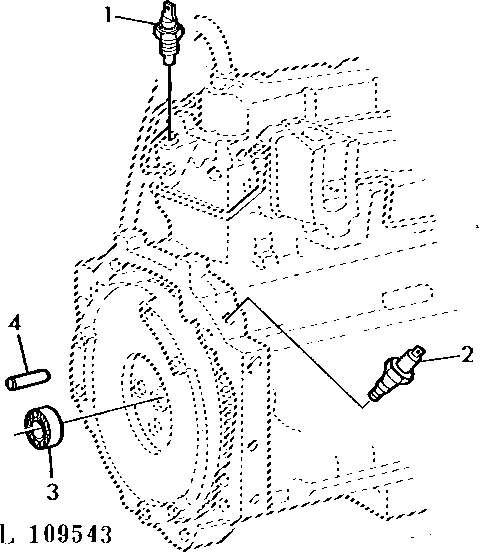 SENDING UNIT-COOLANT TEMPERATURE-ENGINE OIL PRESSURE/PILOT BEARING