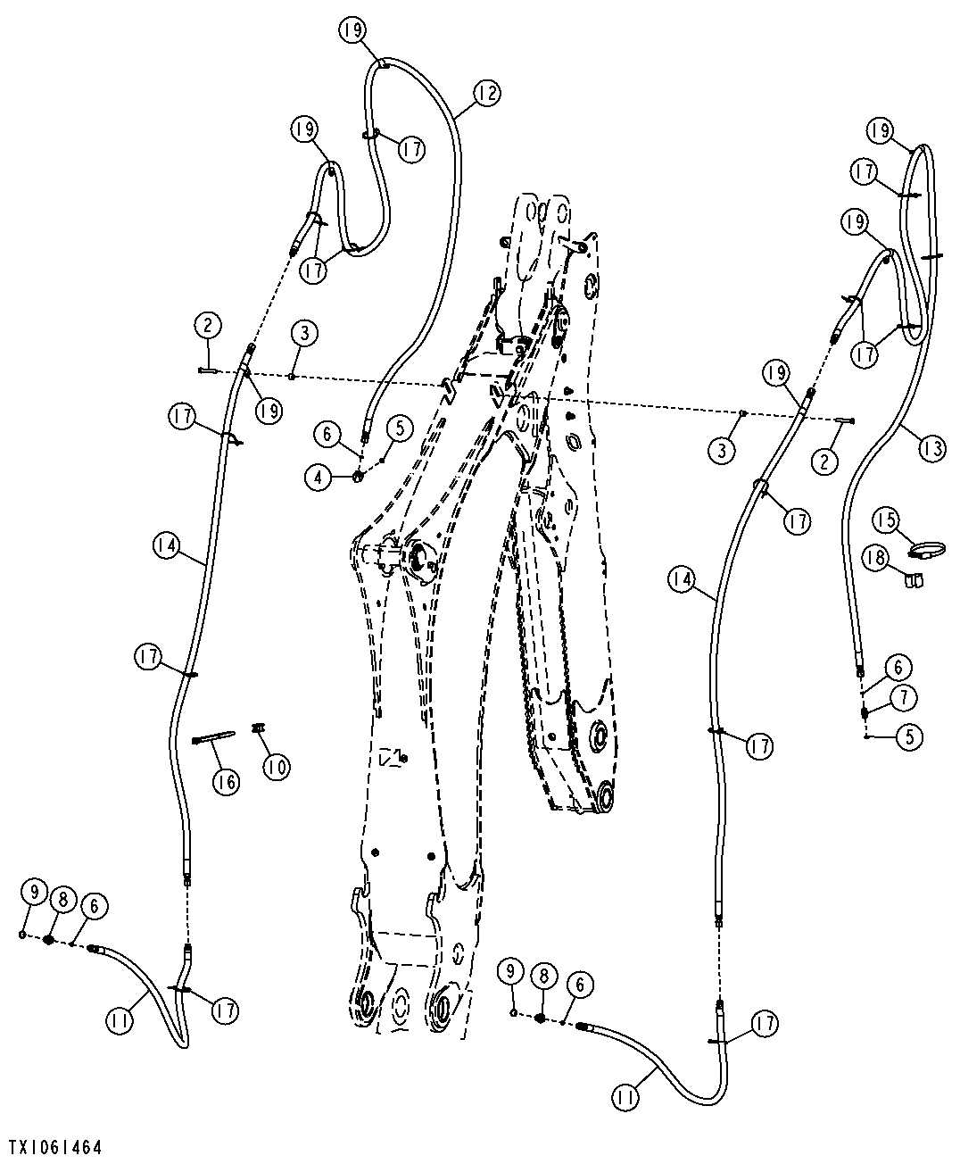Thumb Cylinder Plumbing, Extendible Dipperstick ( - 208445)